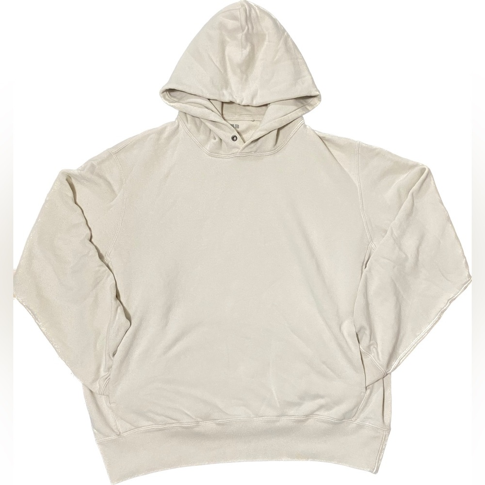 Uniqlo off white hoodie sweater